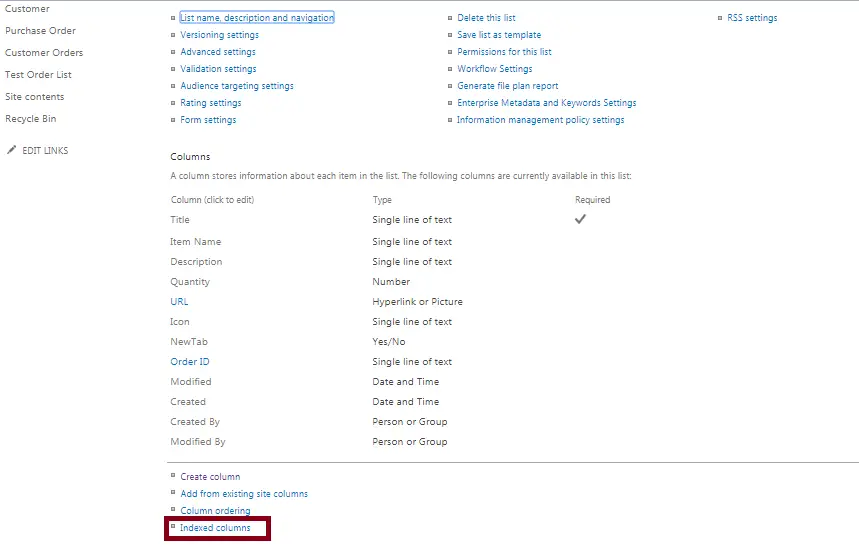 Index Columns in SharePoint Online - How to create indexed column in SharePoint