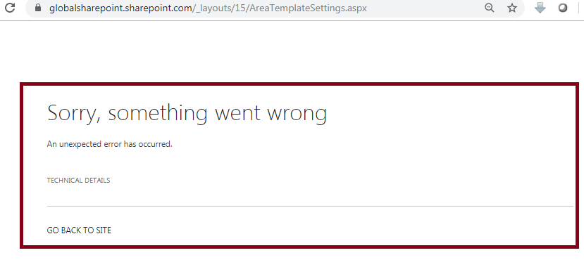 Site template is missing from a SharePoint subsite - Site Creation Template selection