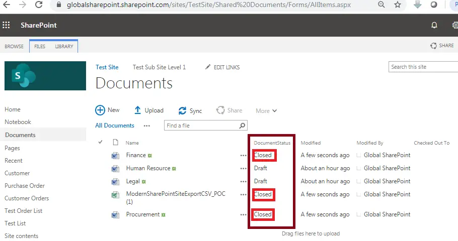 update metadata sharepoint document library using PowerShell