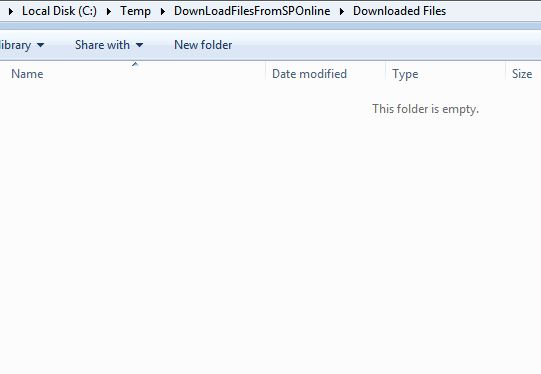 Download files from a document library using PowerShell