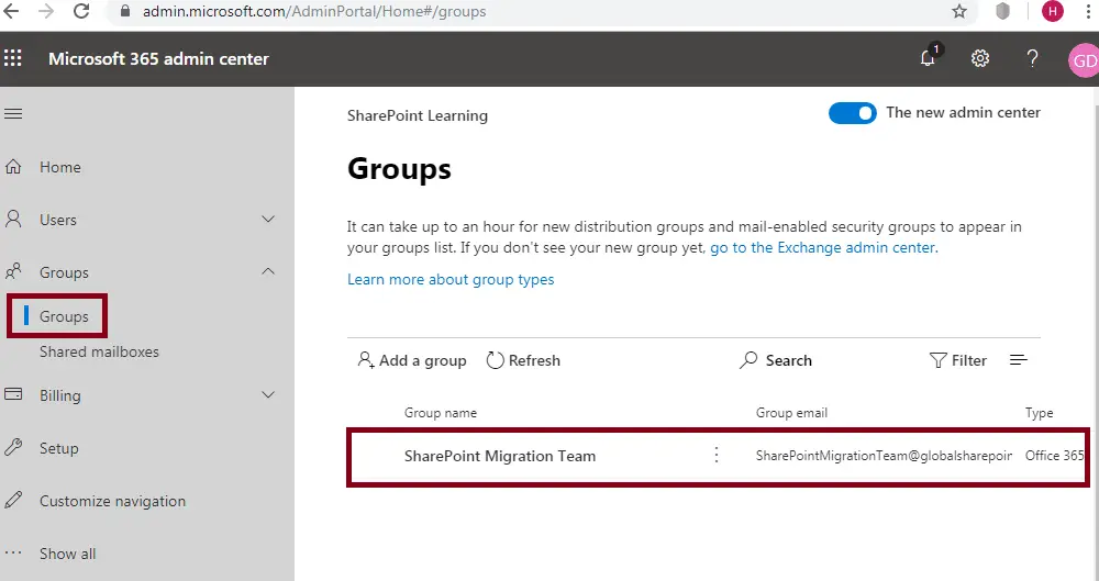 Office 365 group is created from Microsoft Teams -Microsoft Teams SharePoint Integration