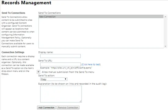 Records Management - SharePoint admin center - Office 365 - Microsoft 365 admin center