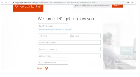 Office 365 E3 Trial - SharePoint admin center in Office 365