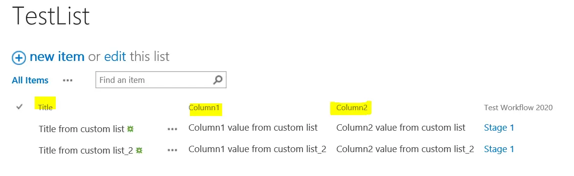 Copy List Item To Another List Using Designer Workflow