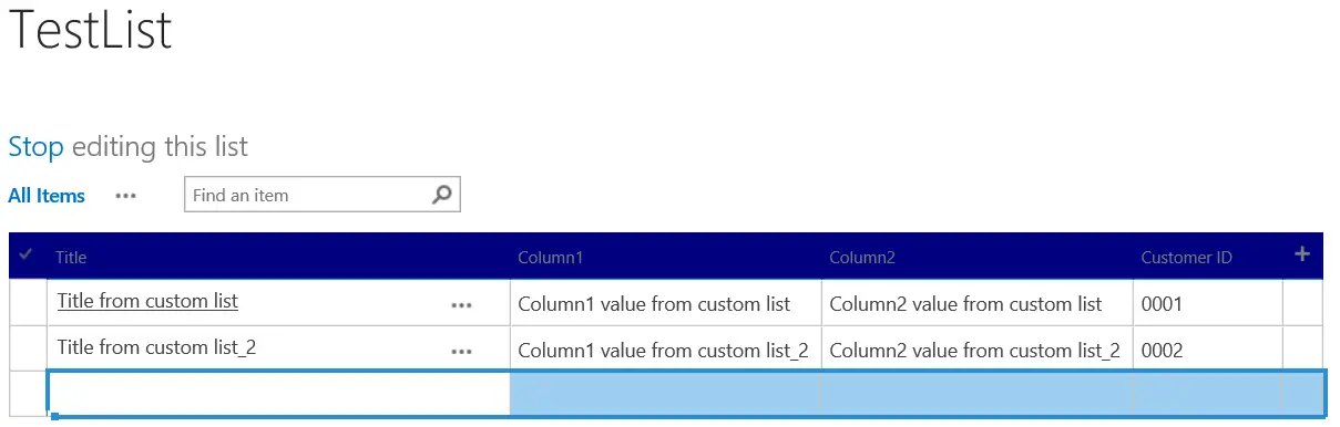 Formatted column in SharePoint Quick Edit view,after adding the CSS