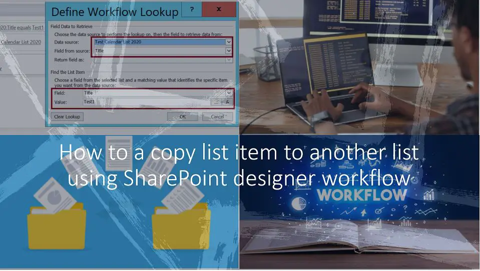 How to a copy list item to another list using SharePoint designer workflow