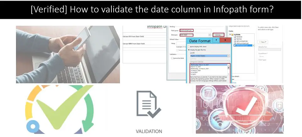 [Verified] How to validate the date column in Infopath form?