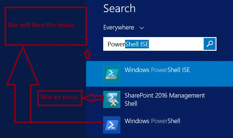 PowerShell Management Console In SharePoint 2016