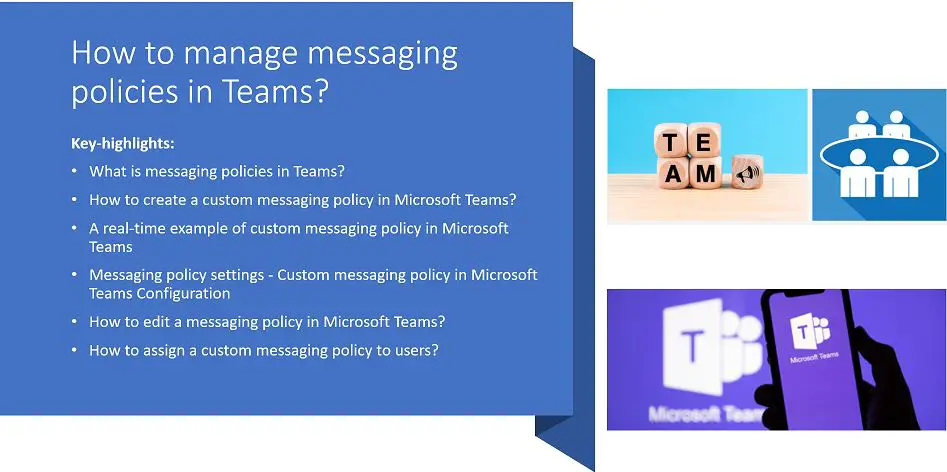 How to manage messaging policies in Teams?