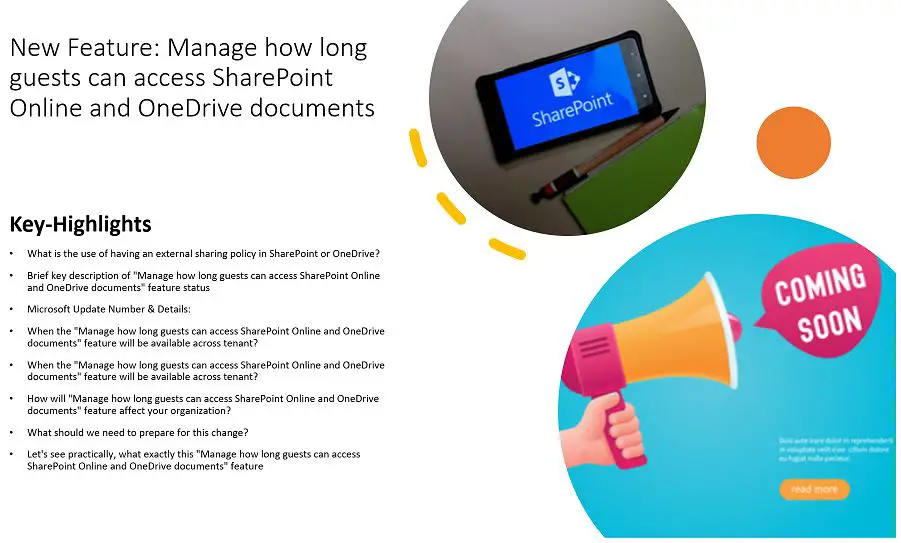 New Feature - Manage how long guests can access SharePoint Online and OneDrive documents
