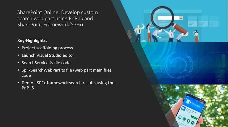 SharePoint Online: Develop custom search web part using PnP JS and SharePoint Framework(SPFx)