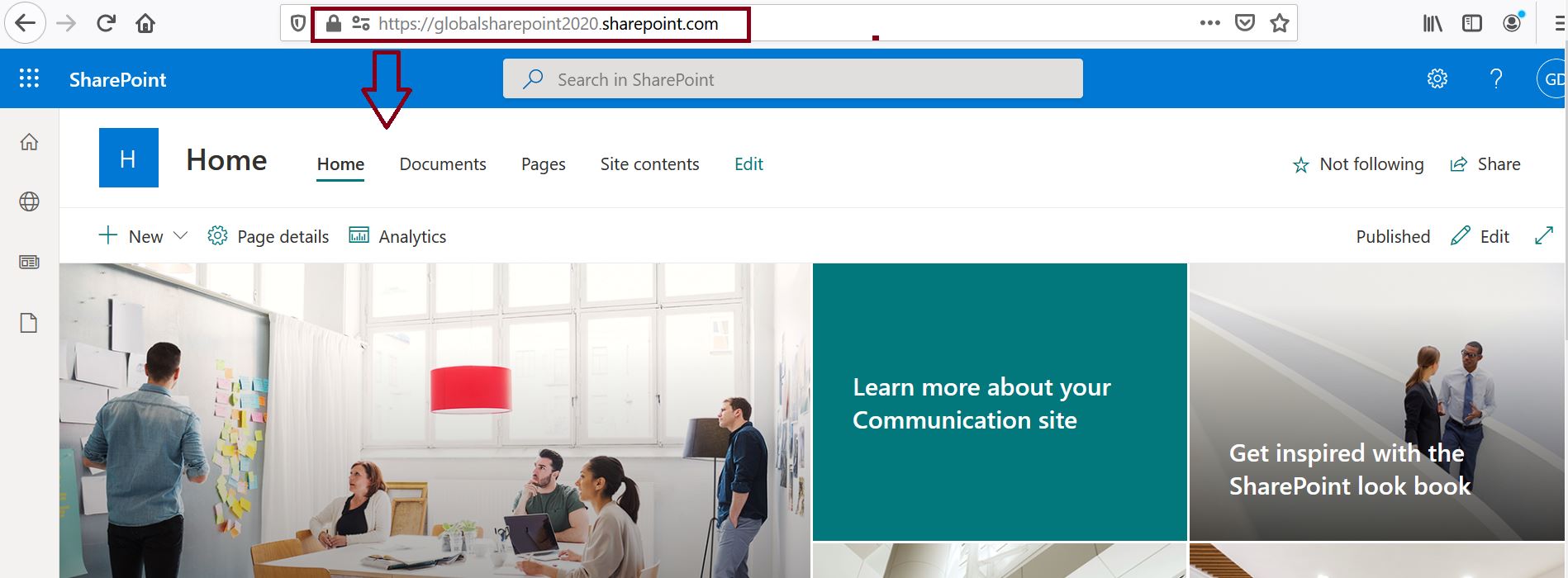SharePoint Online tenant root site after swapping