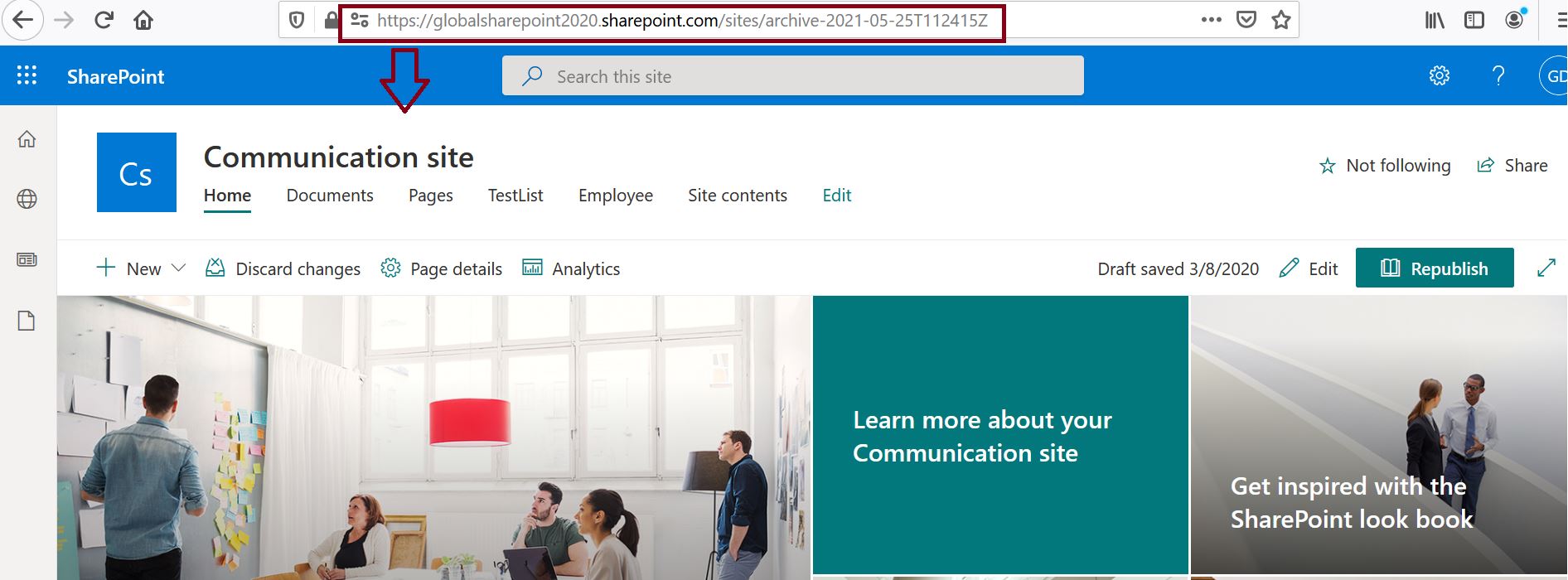 SharePoint Online tenant root site has been archived after swapping