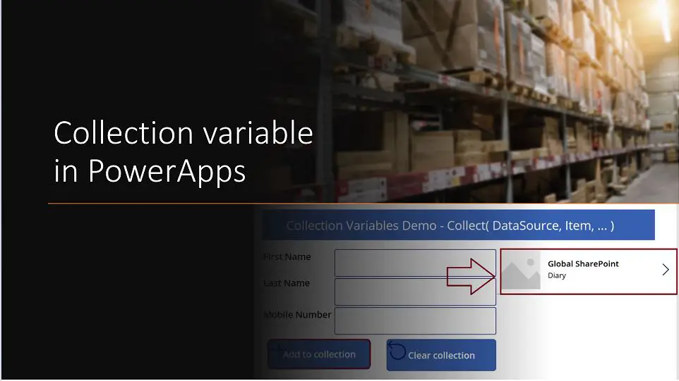 Collection variables in PowerApps - Demo