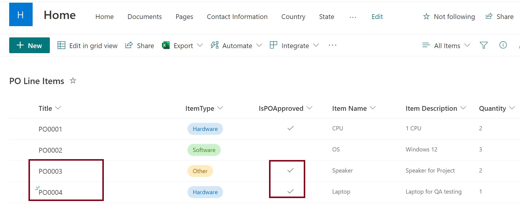 Update multiple items in SharePoint list using PowerApps