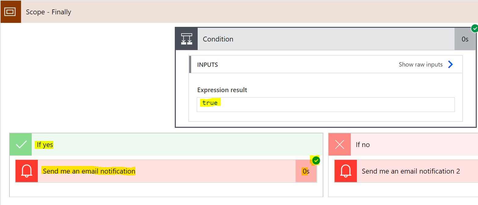 Exception handling in Power Automate using the scope action - Demo
