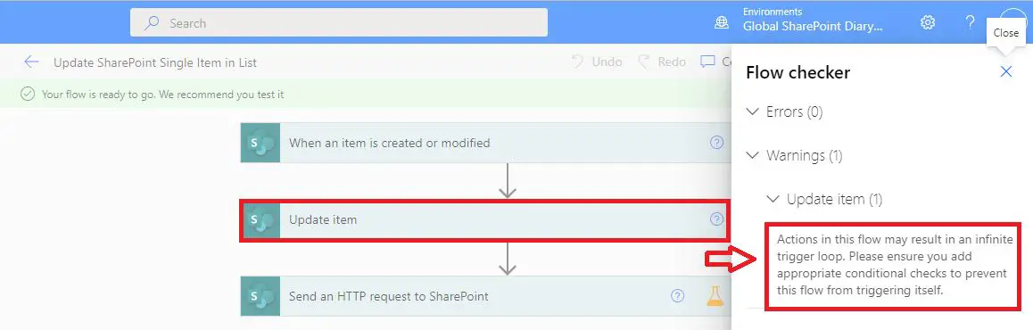 Update Item in SharePoint list using Power Automate
