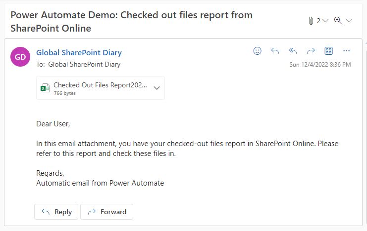 Email attachment in Power Automate Demo